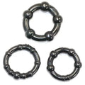 STAY HARD BEADED COCK RINGS – 3-PIECE