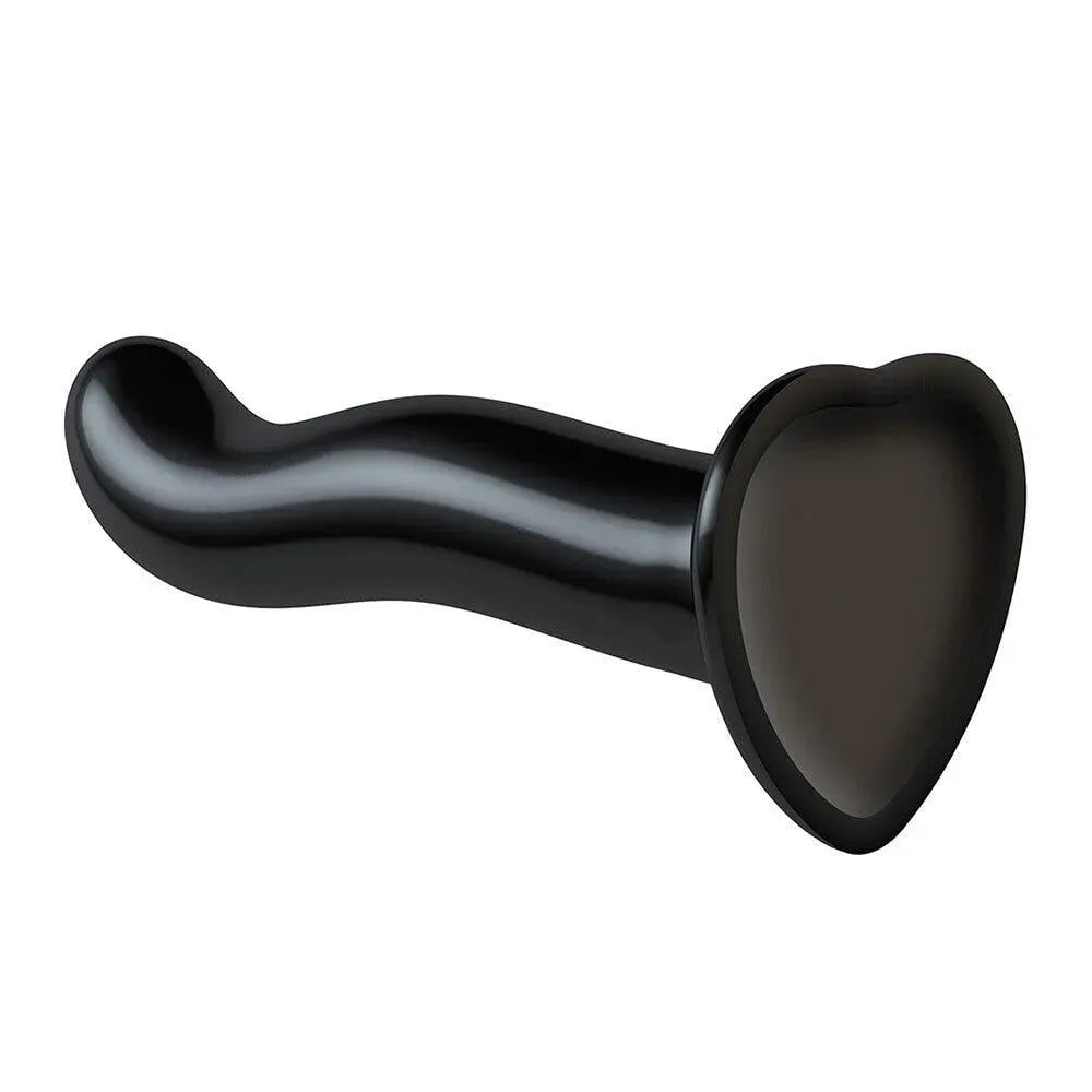 Strap On Me Prostate and G Spot Curved Dildo X Large Black - Rapture Works