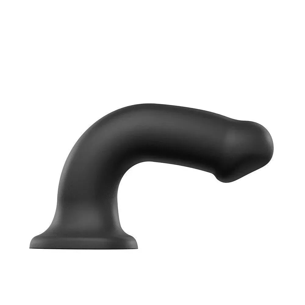 Strap On Me Silicone Dual Density Bendable Dildo X Large Black - Rapture Works