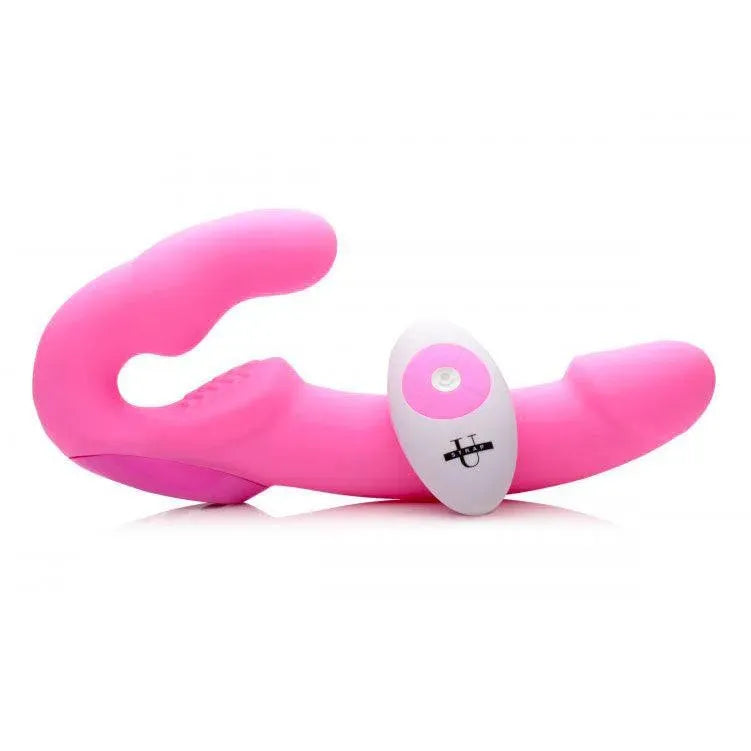 Strap U Urge Rechargeable Vibrating Strapless Strap On With Remo - Rapture Works