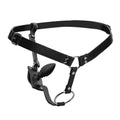 COCK RING HARNESS WITH SILICONE ANAL PLUG