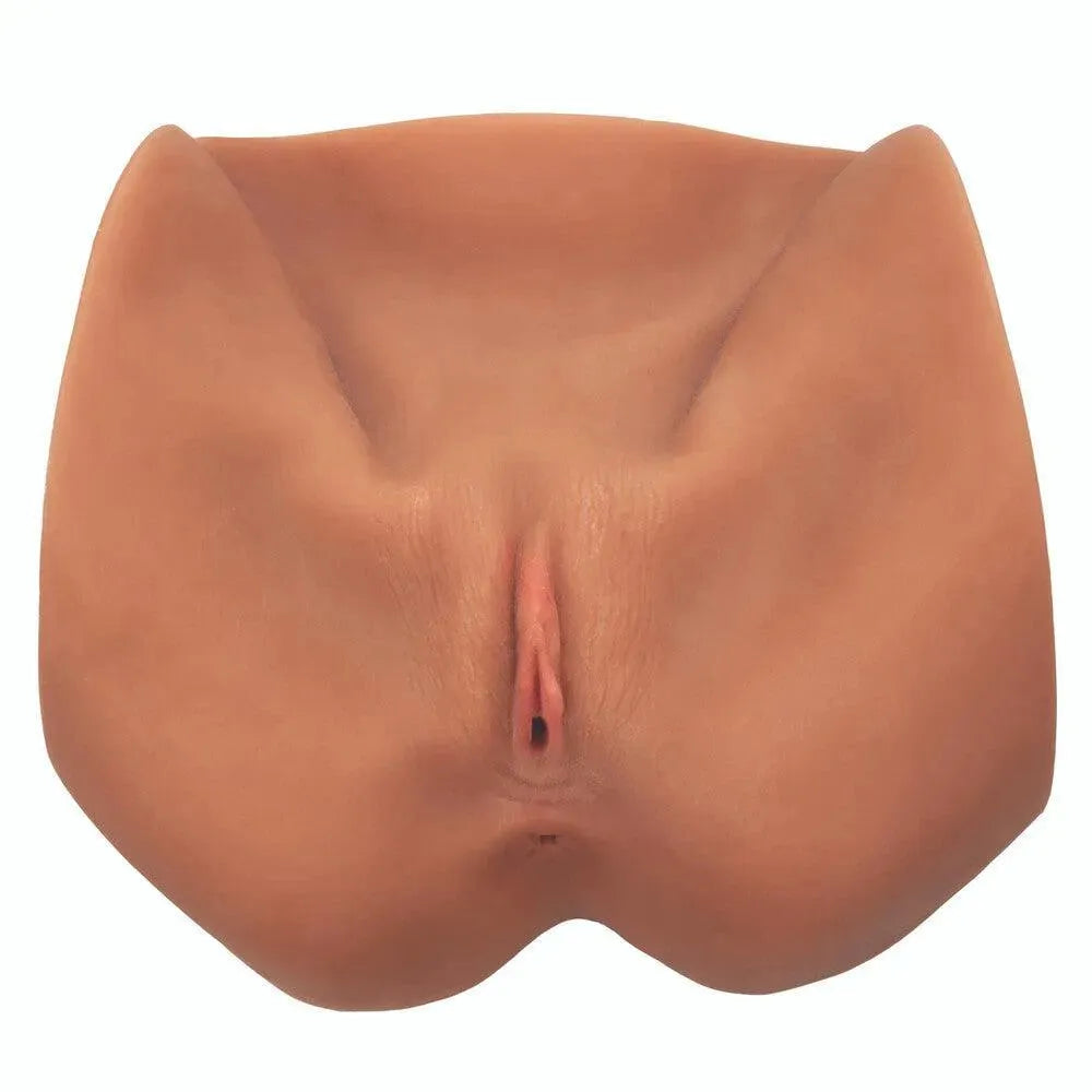 Stroke It Life Size Pussy Flesh Brown - Rapture Works