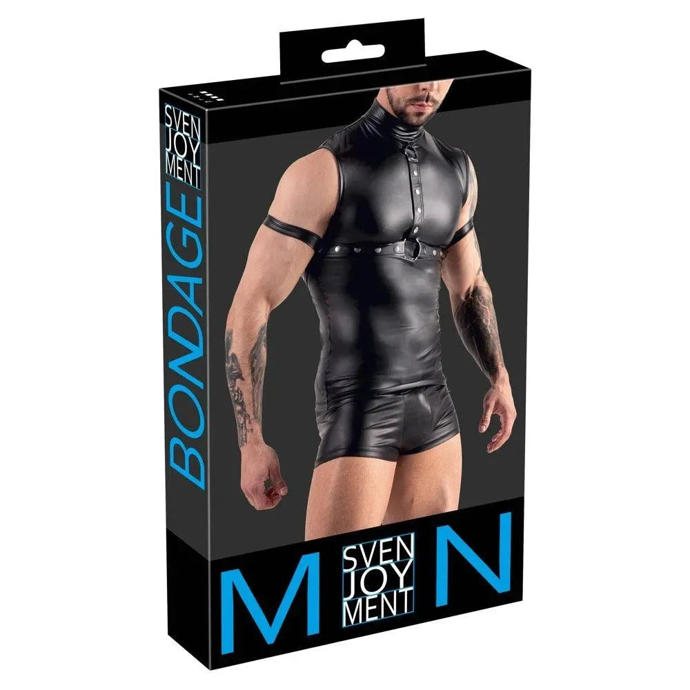 Svenjoyment Sleeveless Top With Chest Harness And Arm Loops - Rapture Works