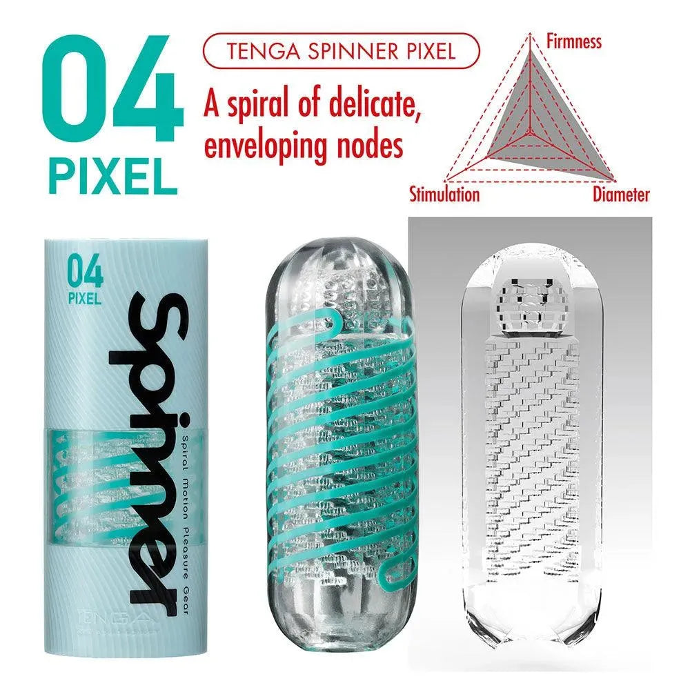 Tenga 04 Pixel Spinner Masturbator - Rapture Works