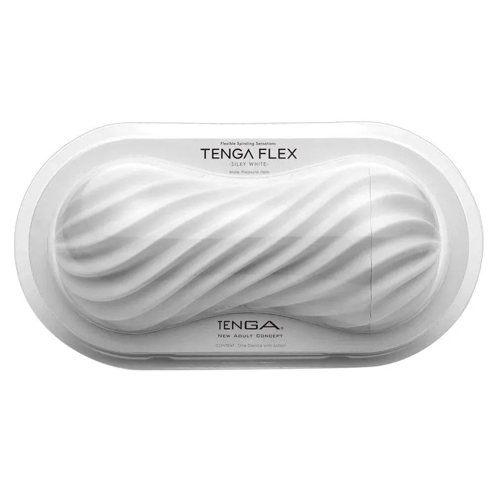 Tenga Flex Silky White Masturbator - Rapture Works