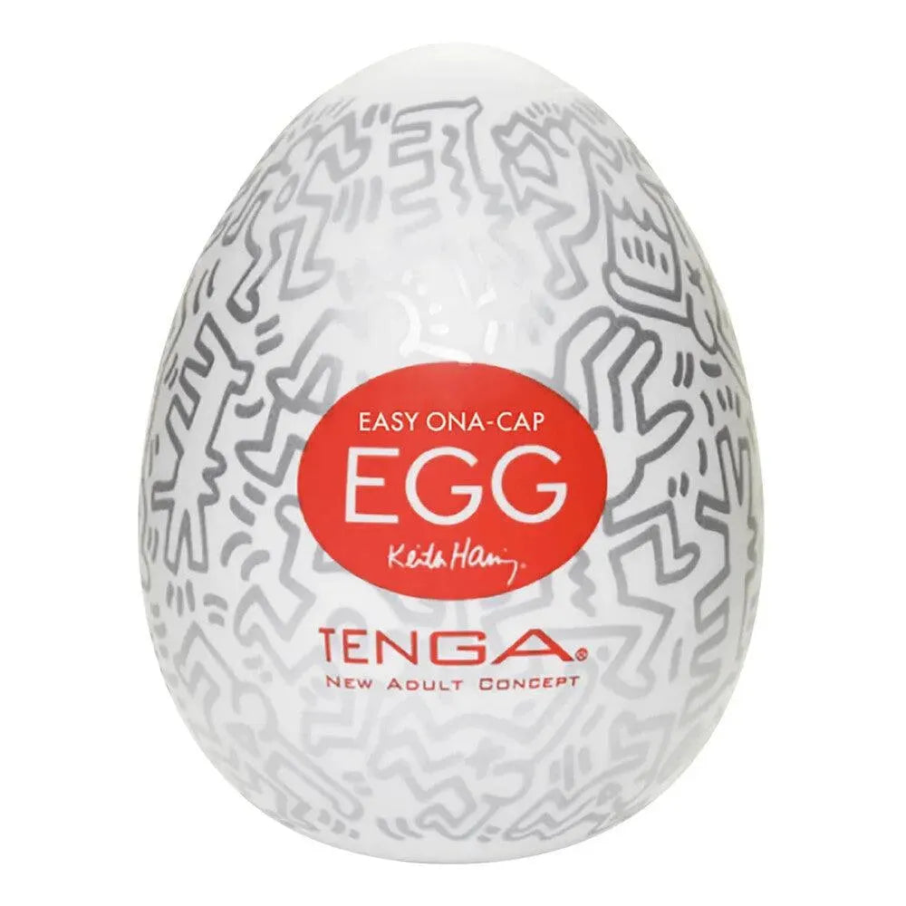 Tenga Keith Haring Party Egg Masturbator - Rapture Works