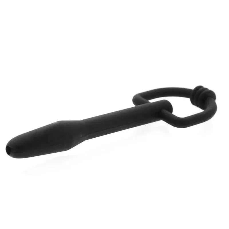 The Hallows Silicone CumThru D-Ring Penis Plug - Rapture Works