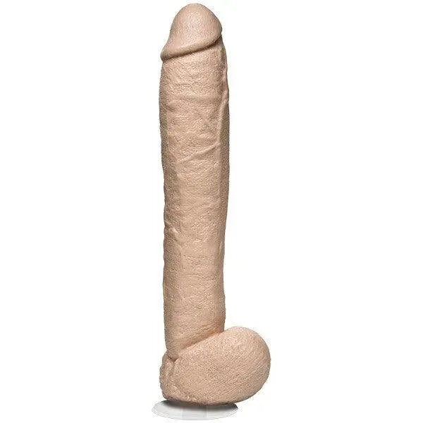 The Naturals 12 Inch Dong With Balls - Rapture Works