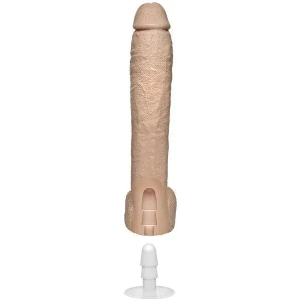 The Naturals 12 Inch Dong With Balls - Rapture Works