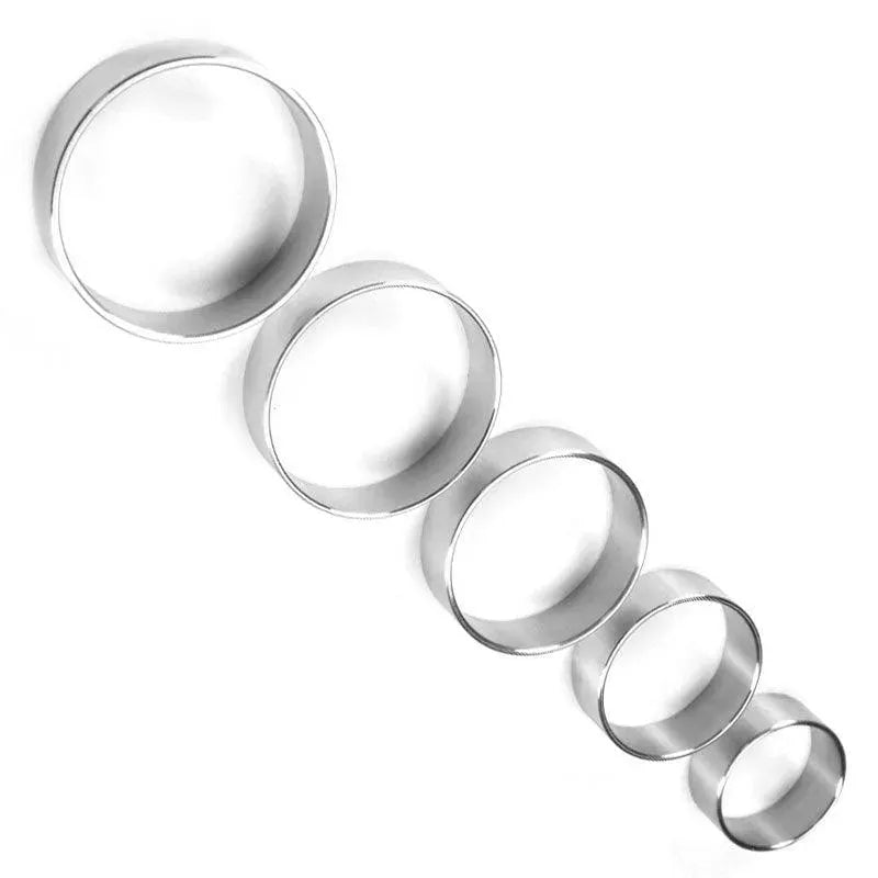 Thin Metal 1.5 inches Diameter Wide Cock Ring - Rapture Works