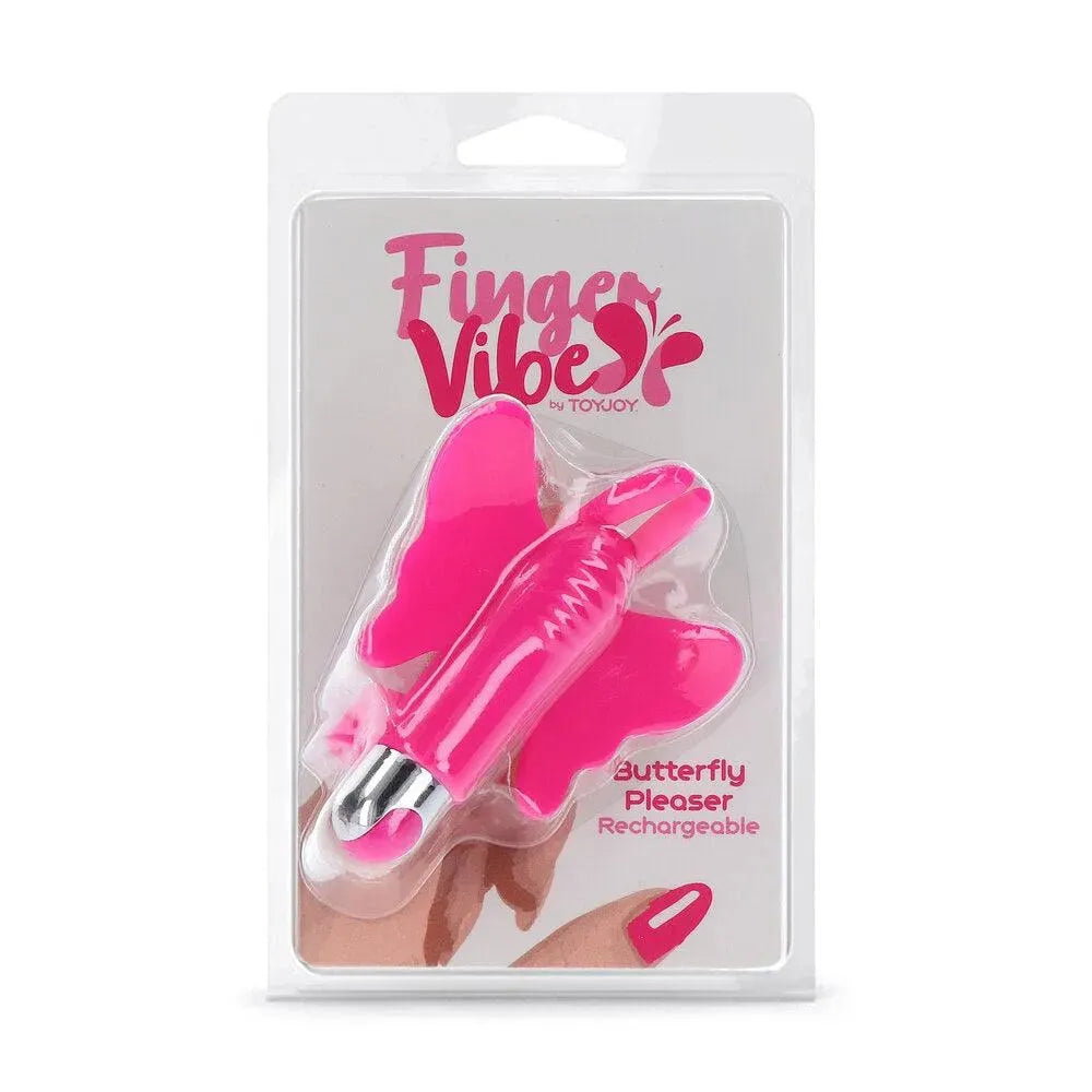 ToyJoy Butterfly Pleaser Rechargeable Finger Vibe - Rapture Works