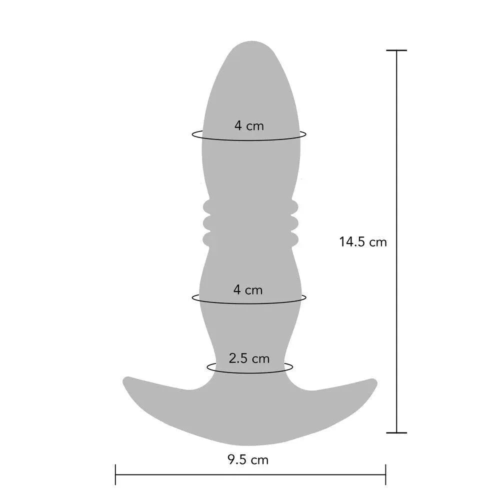 ToyJoy Buttocks The Tough Thrusting Buttplug - Rapture Works