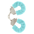FURRY FUN WRIST CUFFS – AQUA