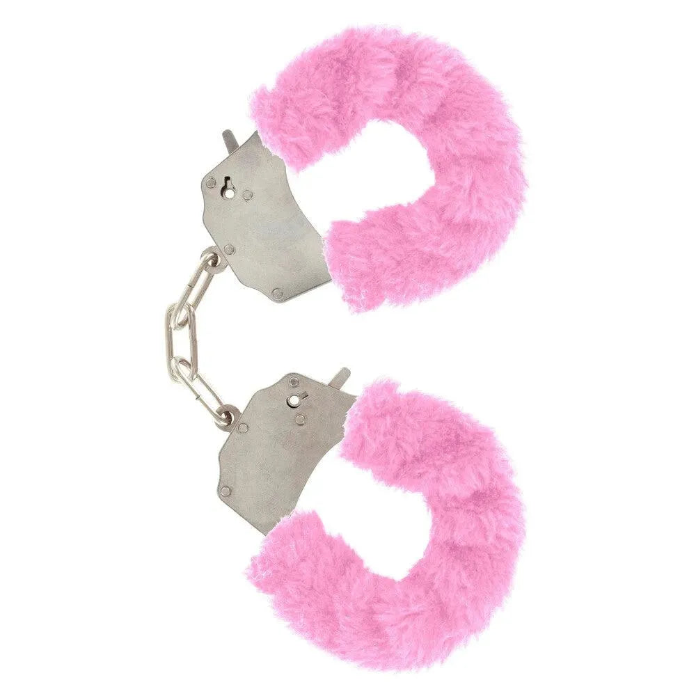 ToyJoy Furry Fun Wrist Cuffs Pink - Rapture Works