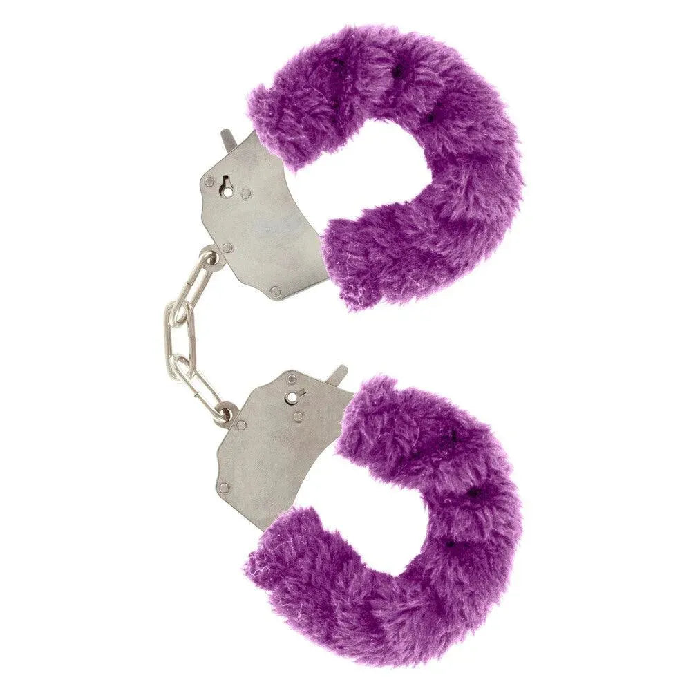 ToyJoy Furry Fun Wrist Cuffs Purple - Rapture Works