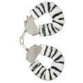 FURRY FUN WRIST CUFFS – ZEBRA