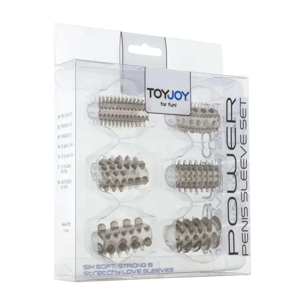 ToyJoy Power Penis Sleeve Set Grey - Rapture Works