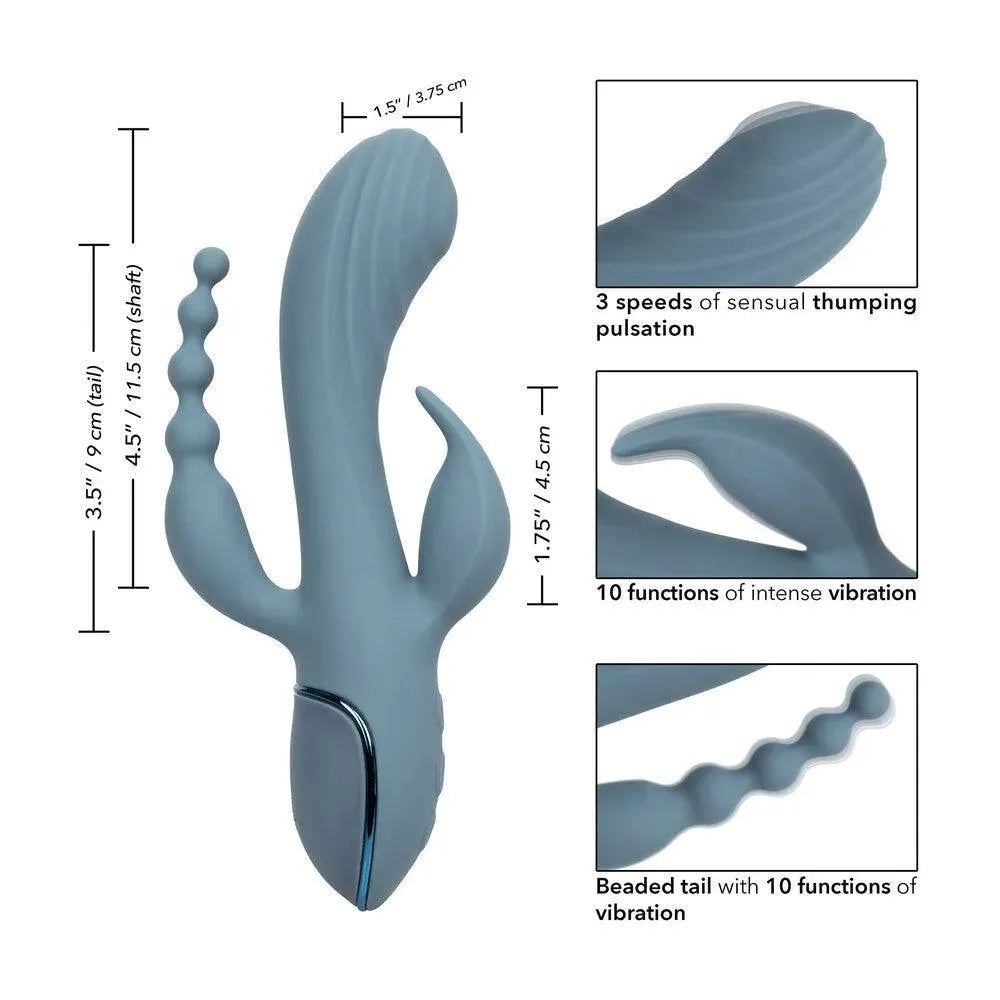 Triple Ecstasy Triple Motor Stimulator - Rapture Works