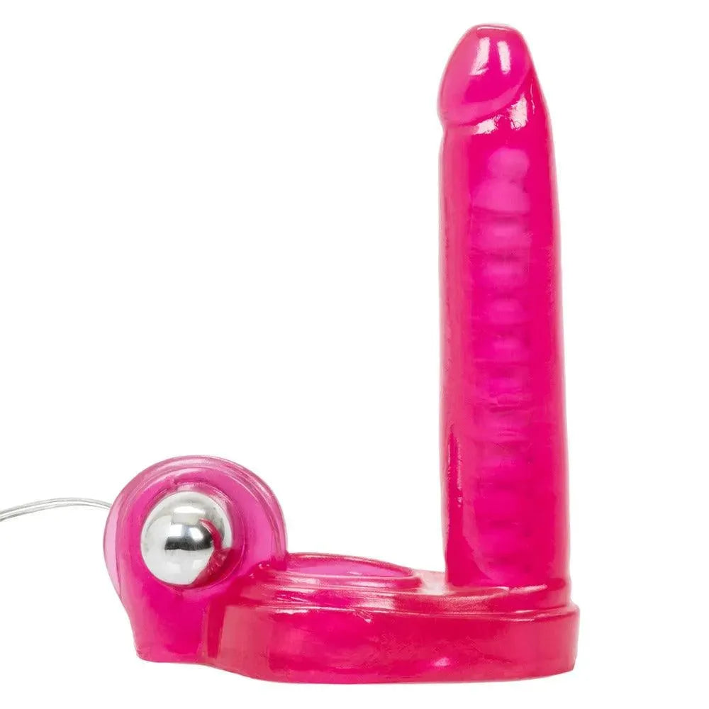 Ultimate Triple Stimulator Vibrating Cock Ring With Dong - Rapture Works