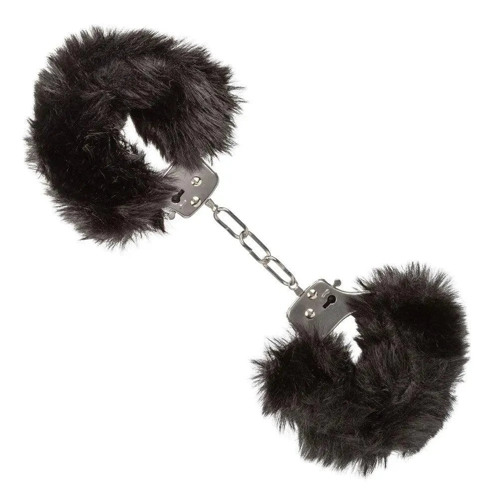 Ultra Fluffy Furry Cuffs Black - Rapture Works