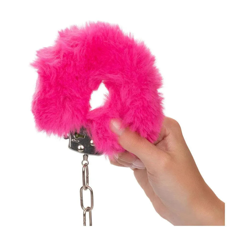 Ultra Fluffy Furry Cuffs Pink - Rapture Works