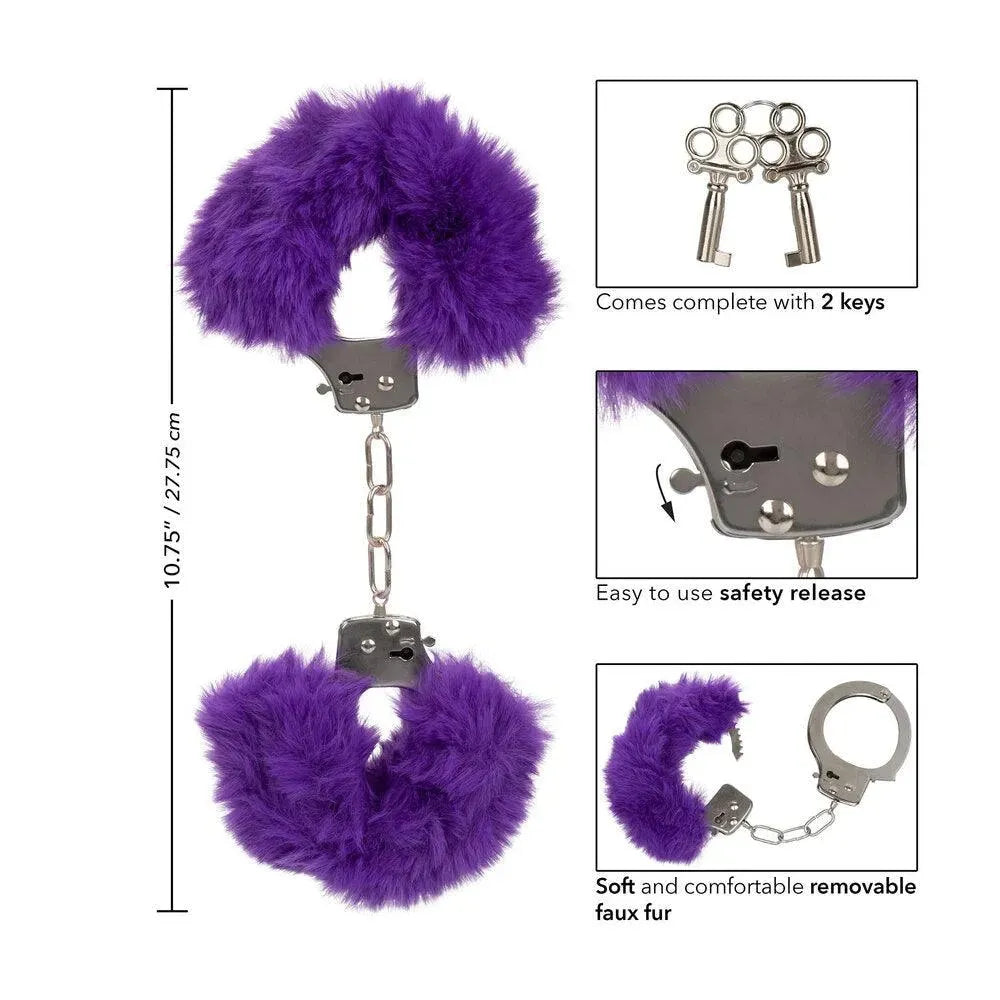 Ultra Fluffy Furry Cuffs Purple - Rapture Works