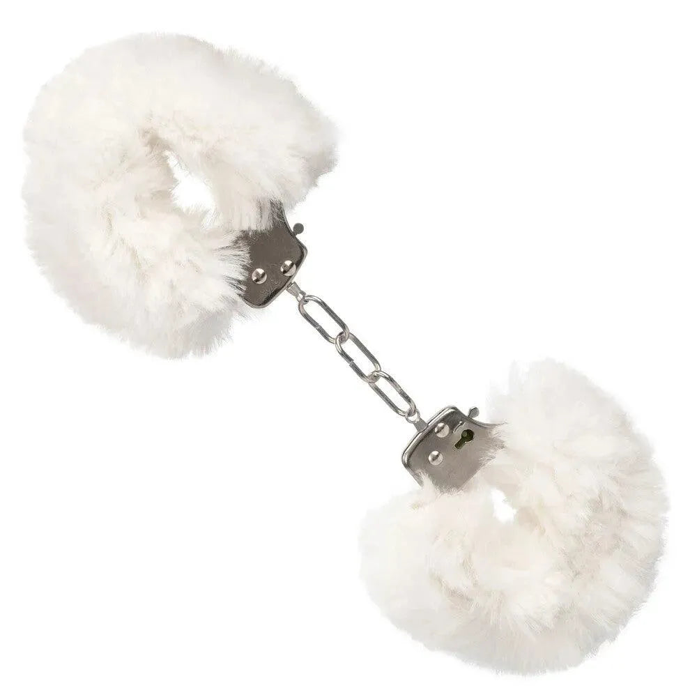 Ultra Fluffy Furry Cuffs White - Rapture Works