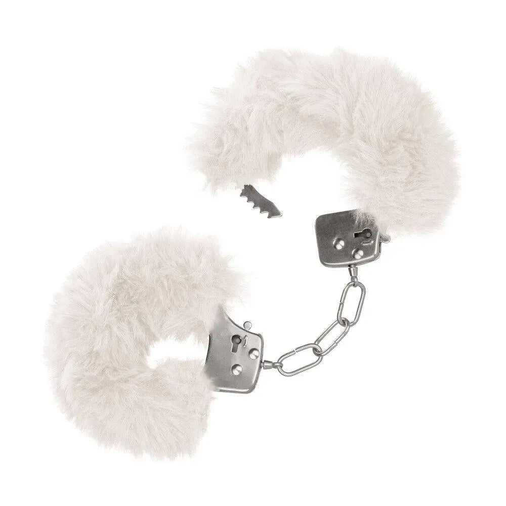 Ultra Fluffy Furry Cuffs White - Rapture Works