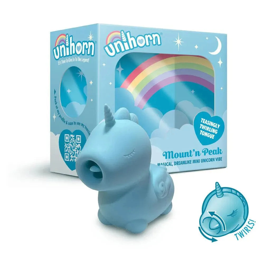 Unihorn Mountn Peak Twirling Tongue Unicorn Vibe - Rapture Works