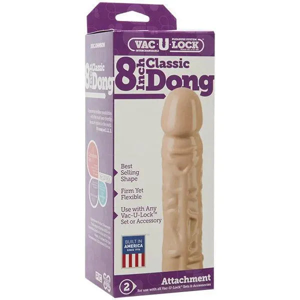 VacULock Classic 8 Inch Dong Attachment - Rapture Works