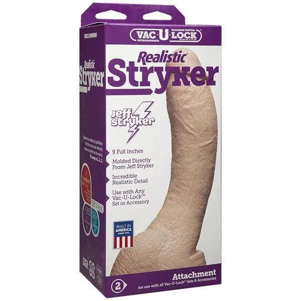 VacULock Jeff Stryker Realistic Dildo Attachment - Rapture Works